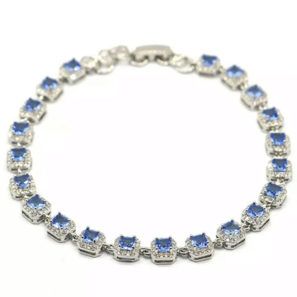 Luxury Tanzanite Bracelet (925 silver)